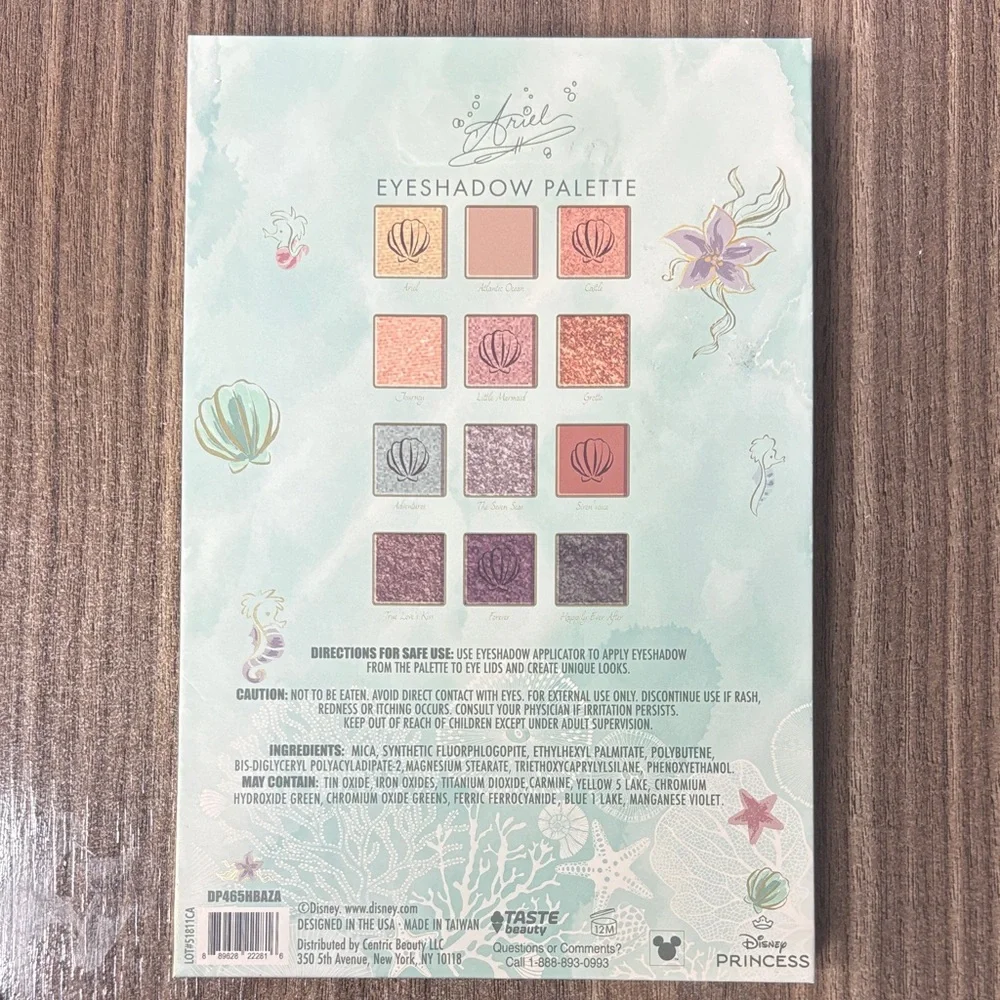 Disney Princess Ariel Eyeshadow Palette